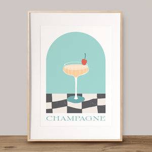 summer drinks - champagne arch