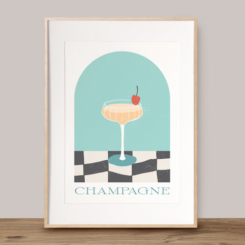 summer drinks - champagne arch