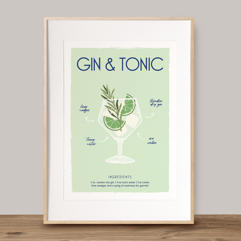 cocktail - gin & tonic