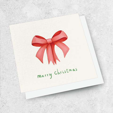 red bow christmas
