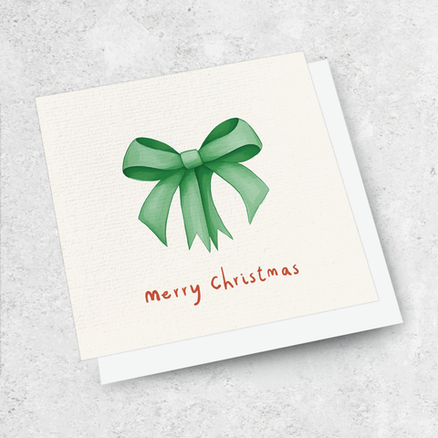 green bow christmas