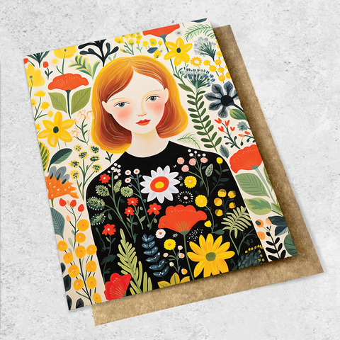 flower girl red
