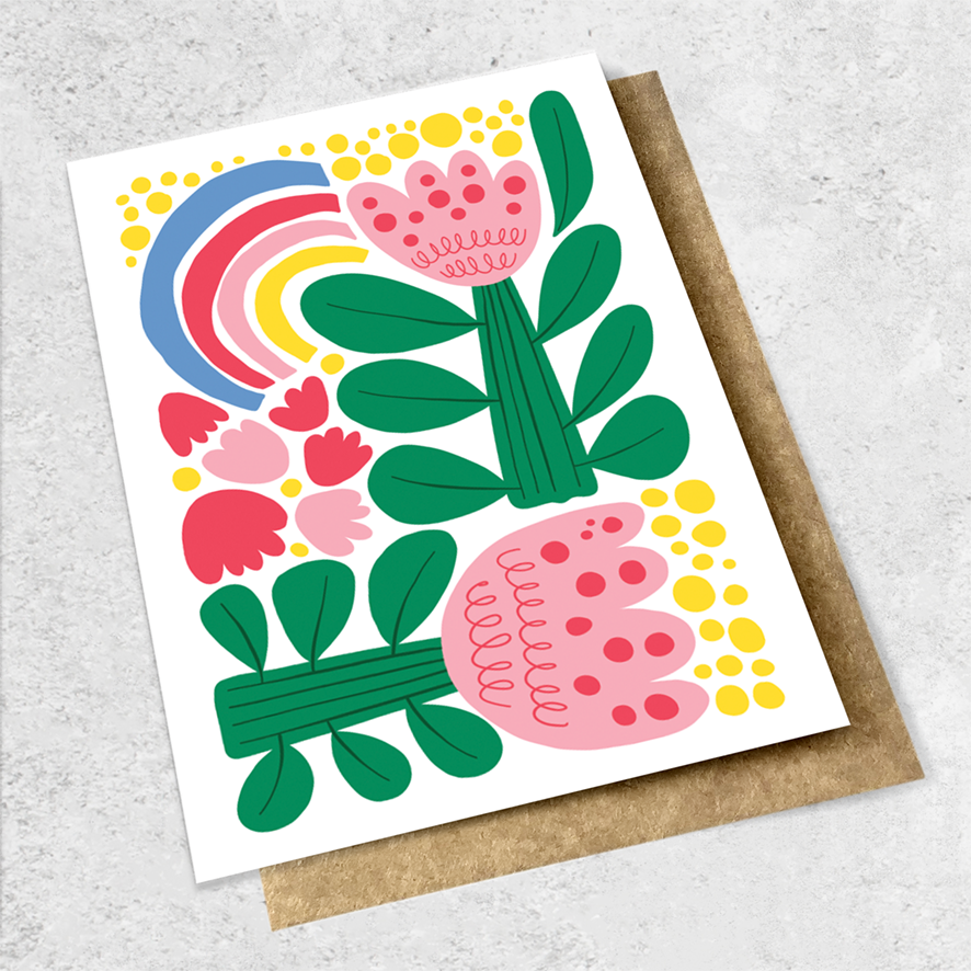rainbow flowers