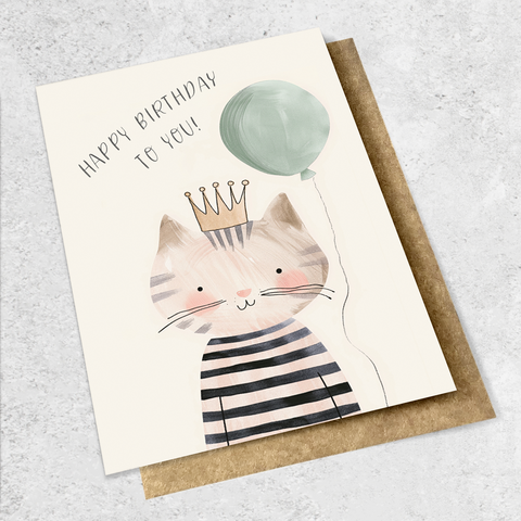 cat crown birthday