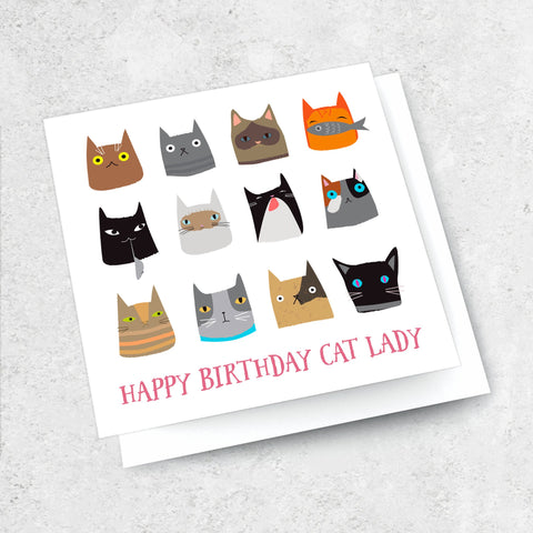 happy birthday, cat lady