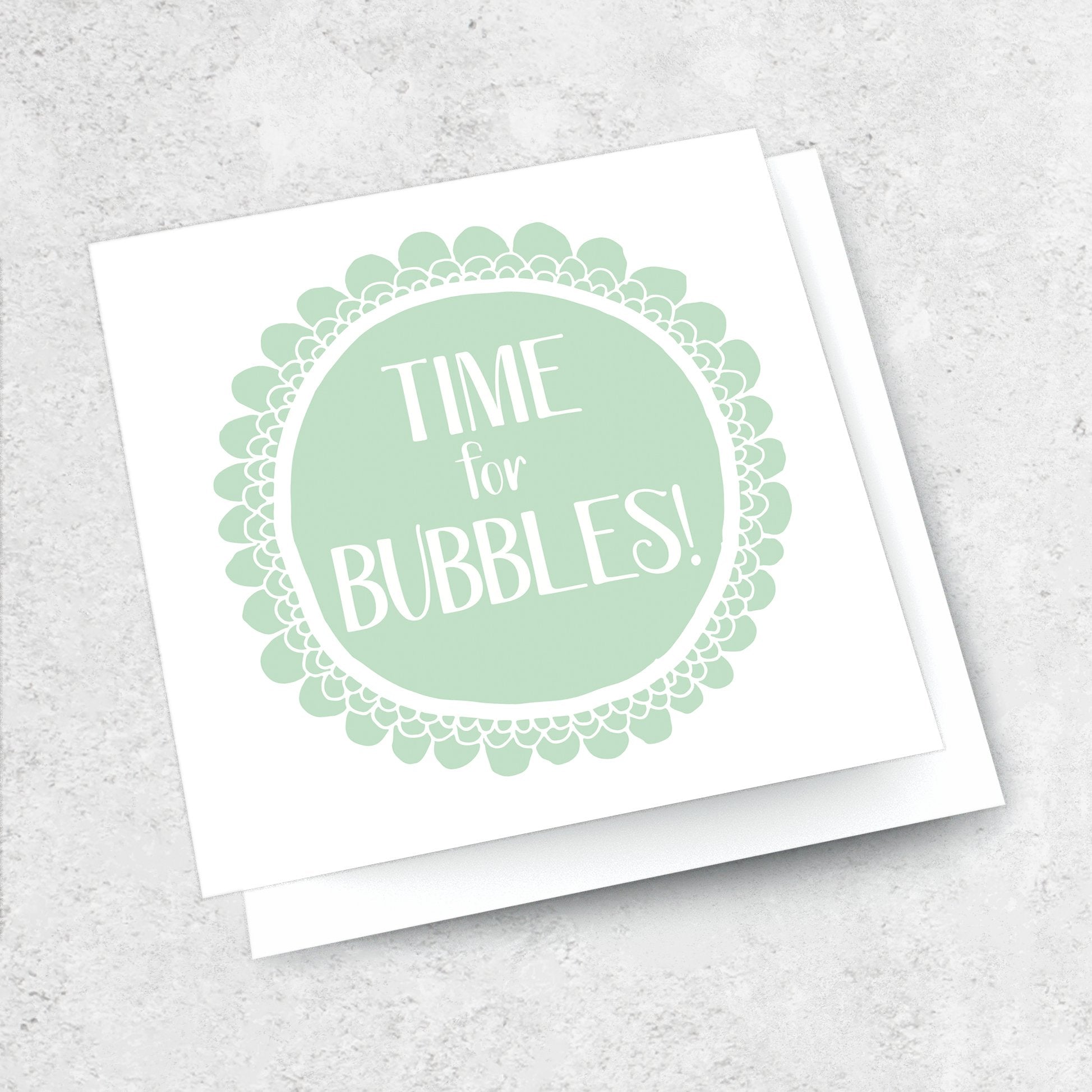 time for bubbles