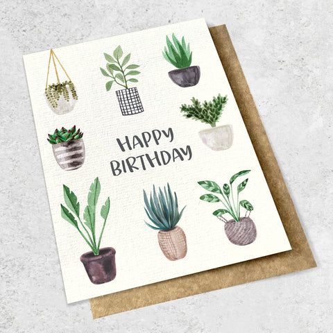 happy birthday - plants